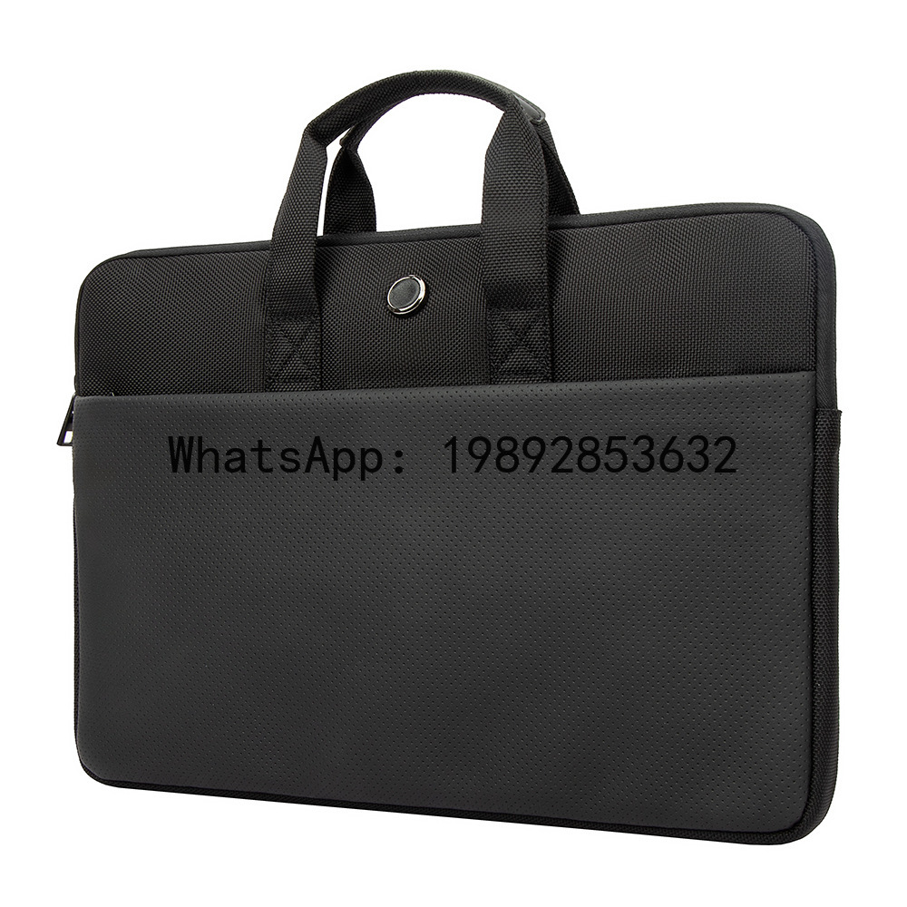 Leather Briefcase - Bolso para portátil PYJ, maletín impermeable