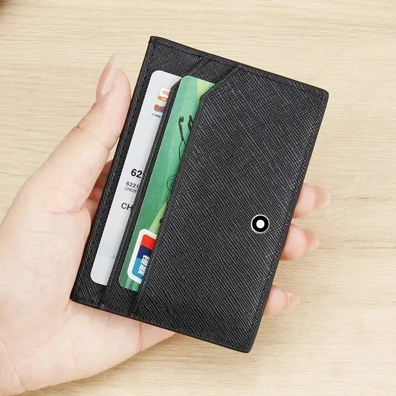 Leather Wallet Men - Cartera de negocios para hombre, tarjetero