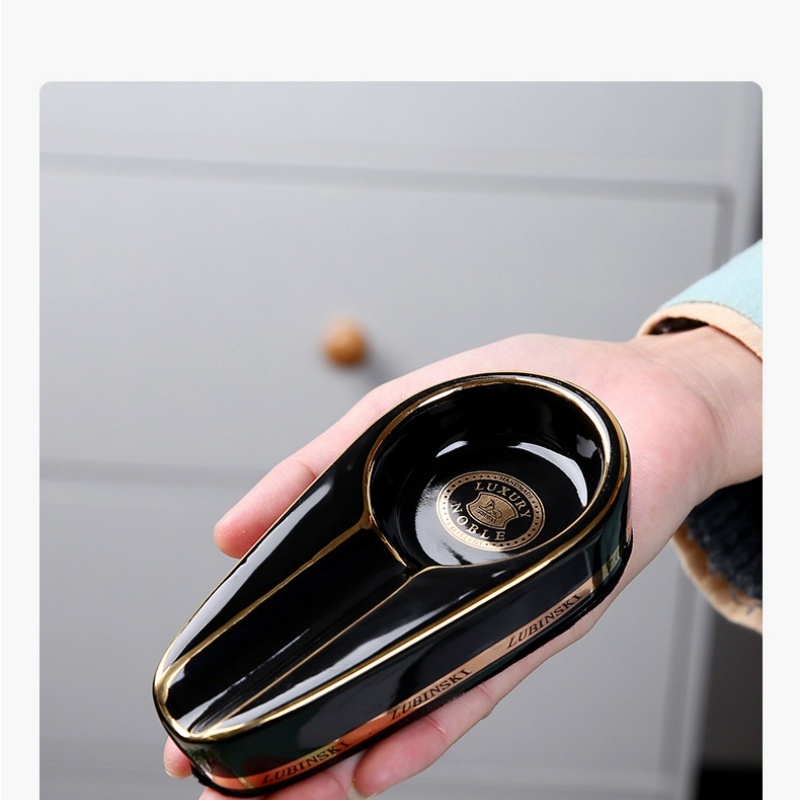 Premium Cigar Case - Cenicero de Cerámica Europeo en Oferta,