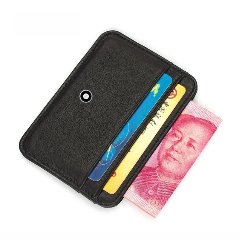 Leather Wallet Men - Cartera de Cuero Genuino 100% de