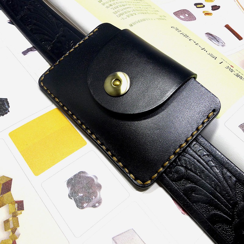 Leather Wallet Men - Blongk-riñonera de cuero genuino para hombre
