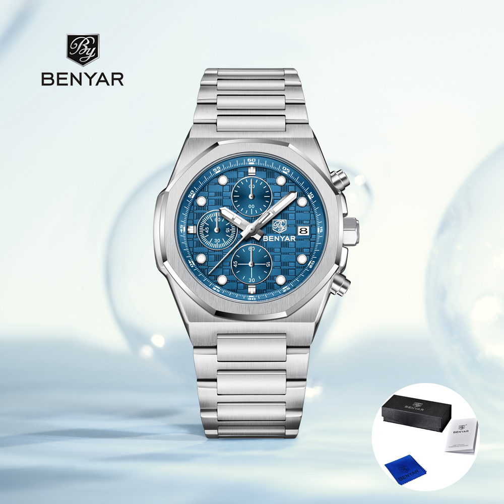 Luxury Gift Set - 2025 nuevos relojes BENYAR para hombre,