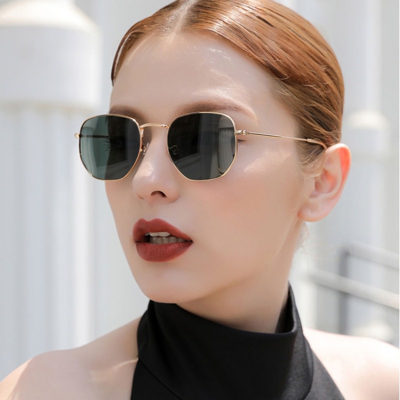Designer Sunglasses - Gafas de Sol Redondas Estilo Punk