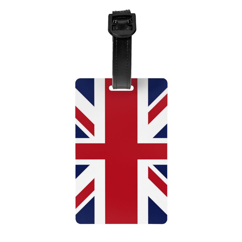 Travel Luggage Set - Etiqueta de Equipaje Retro con Bandera