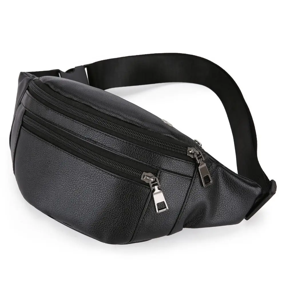 Leather Wallet Men - Bolso Bandolera Multifuncional para Dinero en
