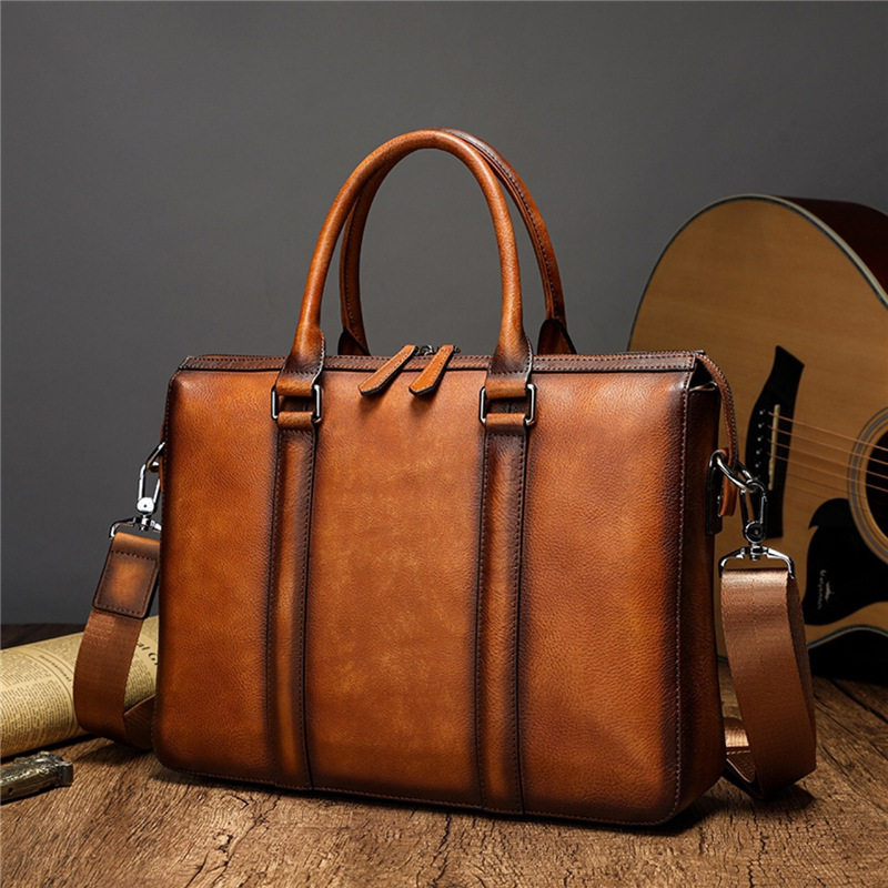 Leather Briefcase - Maletín de Cuero de Primera Calidad
