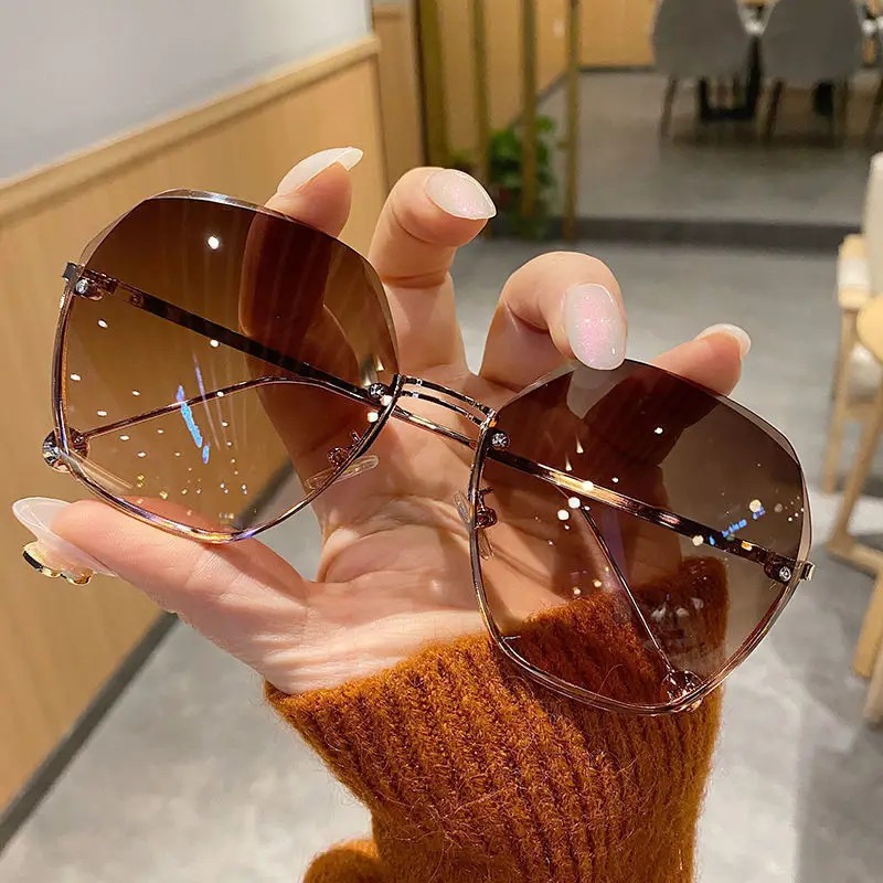 Designer Sunglasses - Gafas de Sol Metálicas Poligonales de
