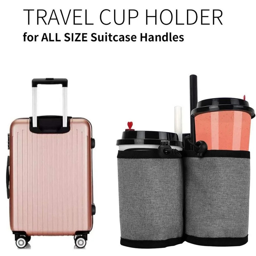 Travel Luggage Set - Nuevo Portavasos para Maleta, Bolsa de