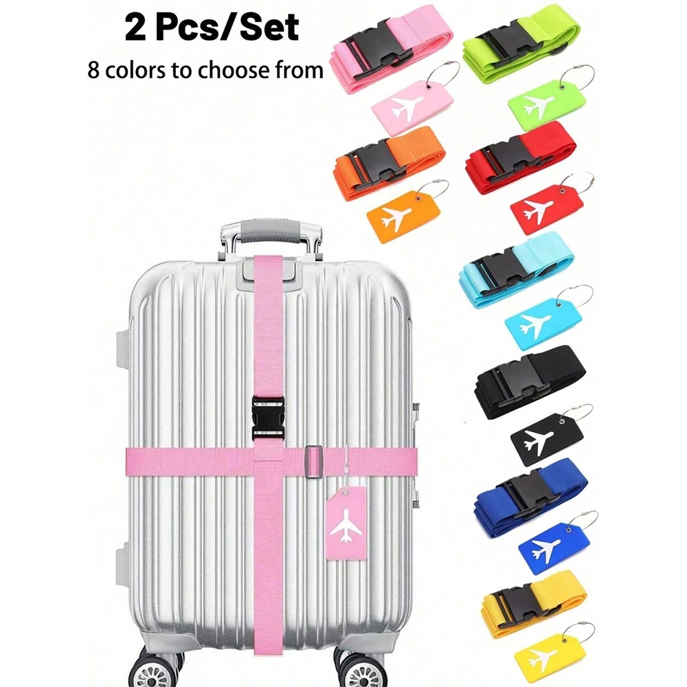 Travel Luggage Set - Juego de correas para equipaje con