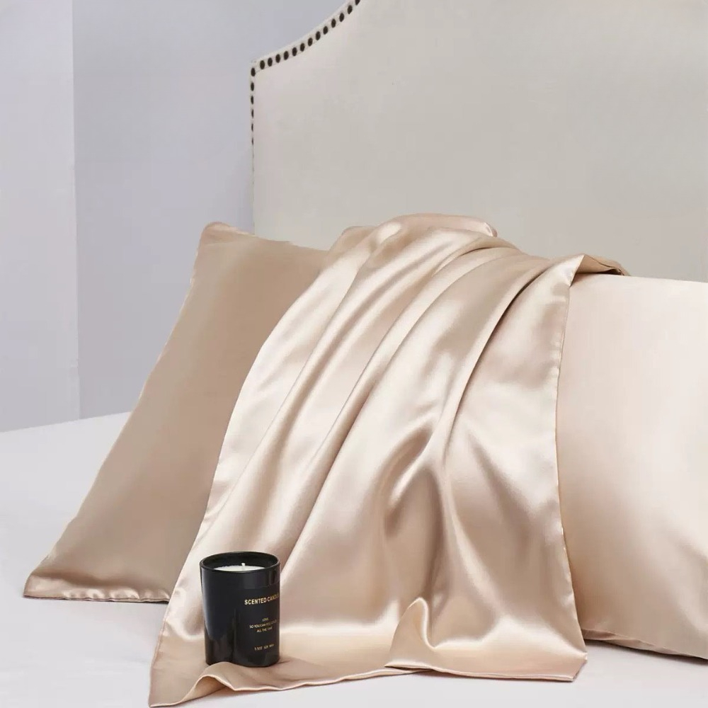 Silk Pillowcase - 1 Funda de Almohada de Seda