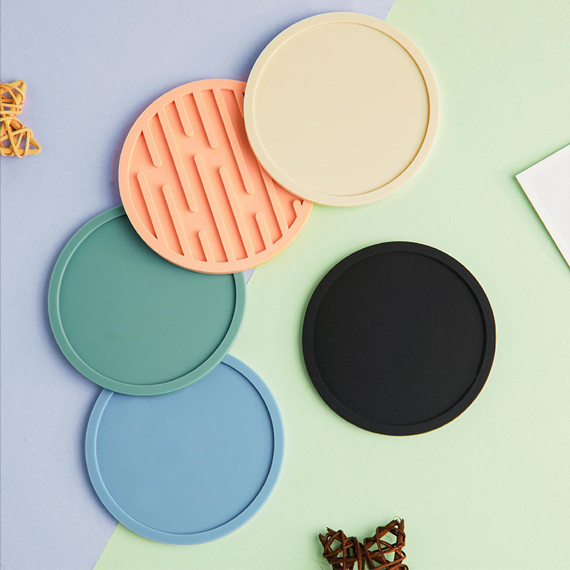 Marble Coaster Set - Posavasos de silicona de calidad alimentaria,