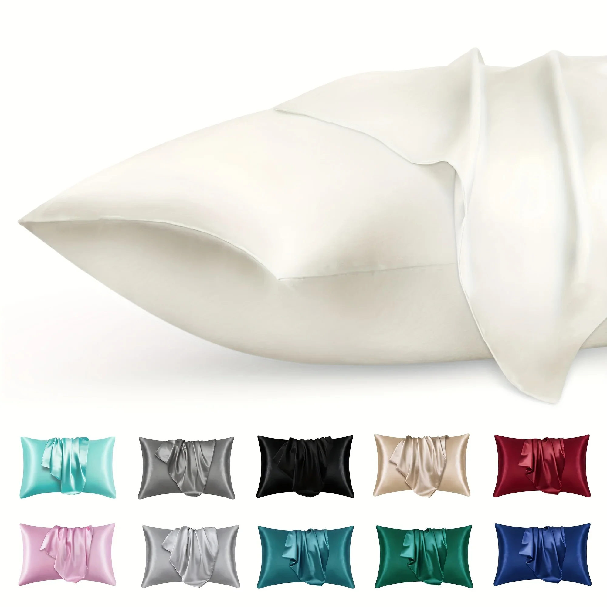 Silk Pillowcase - Funda de almohada de satén de