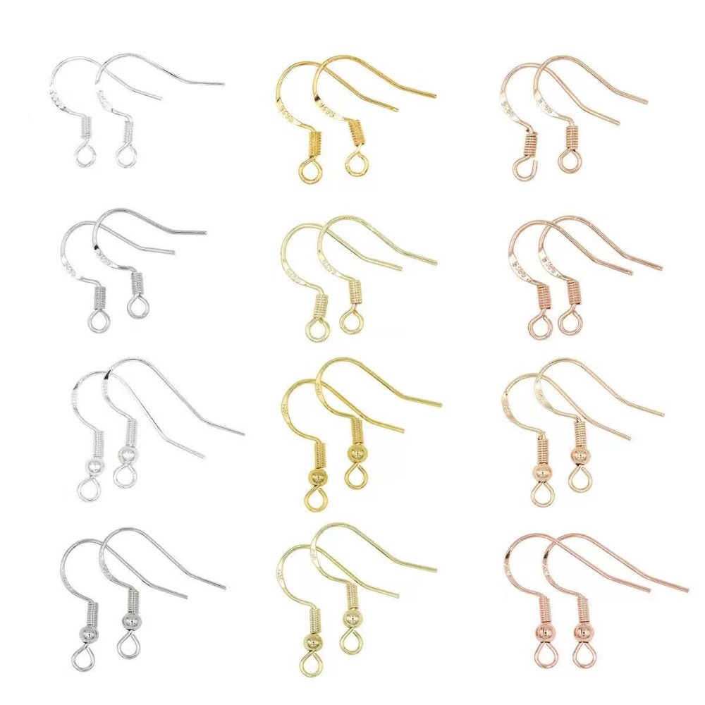 Gold Plated Jewelry - Ganchos para Pendientes Chapados en Oro,