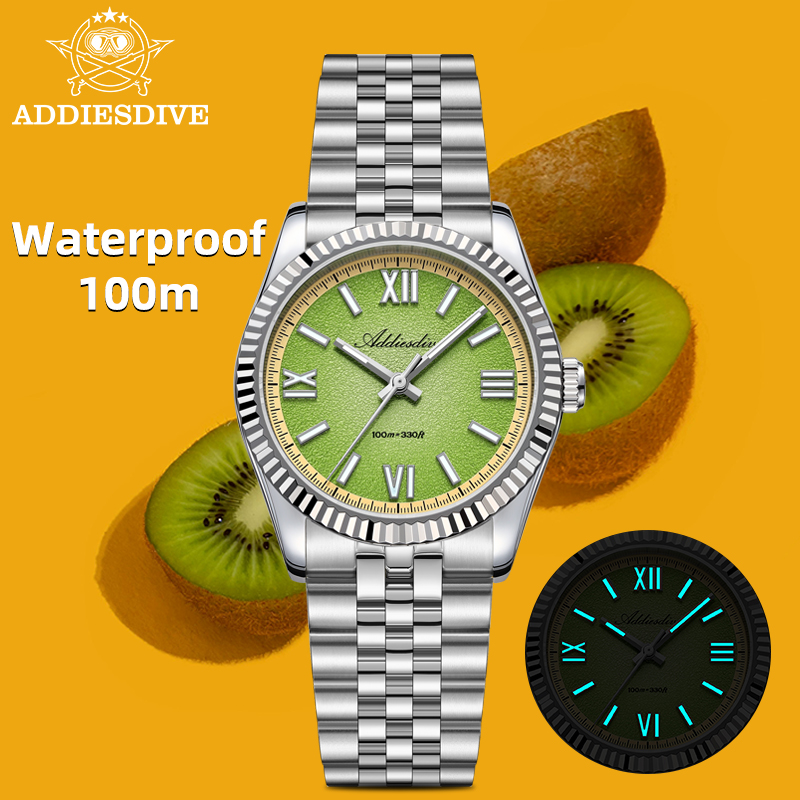 Luxury Watch Men - Reloj de cuarzo ADDIESDIVE VH31 para