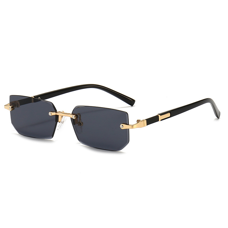 Sunglasses Uv400 - Gafas de Sol Rectangulares sin Montura,