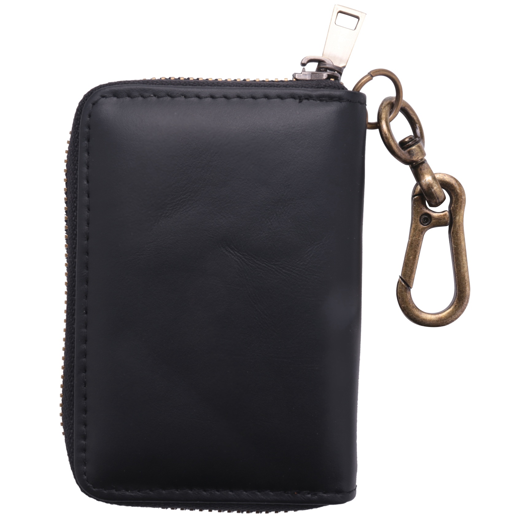 Leather Wallet Men - ABQR Cartera de cuero para llaves