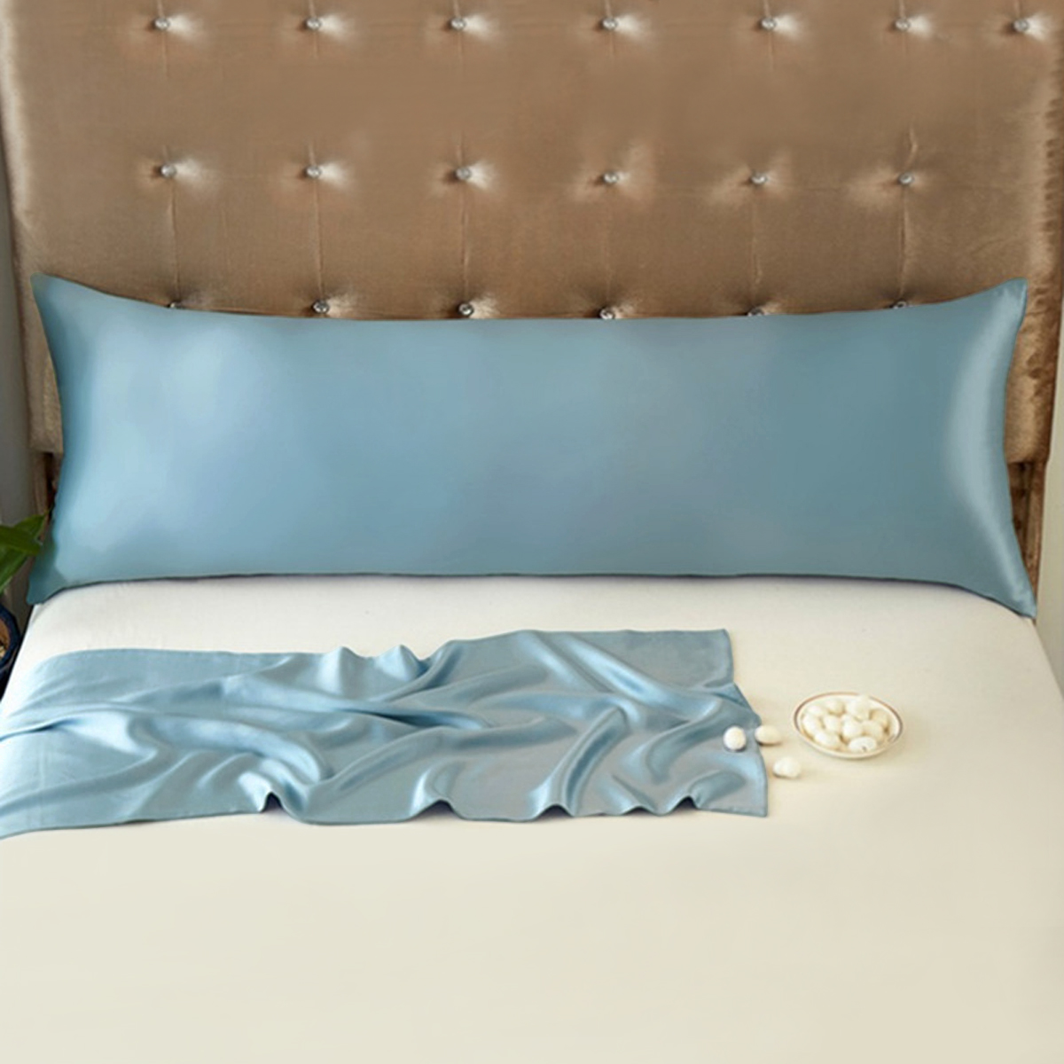 Silk Pillowcase - Funda de almohada larga de seda