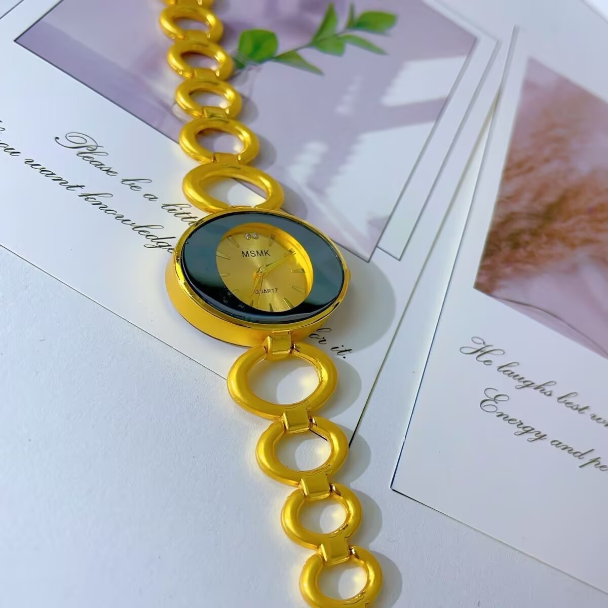 Gold Plated Jewelry - Nuevo reloj americano chapado en oro