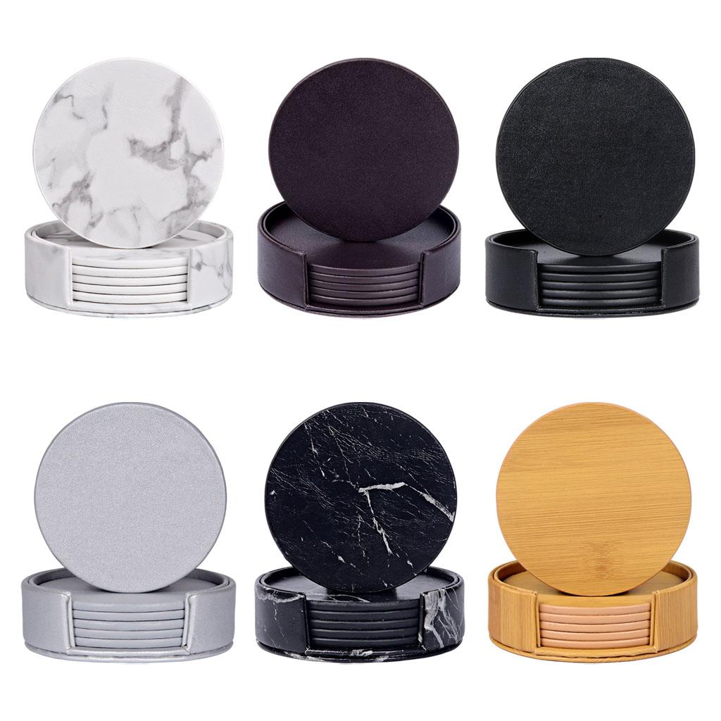 Posavasos redondos de mármol c - Marble Coaster Set reseña y precio