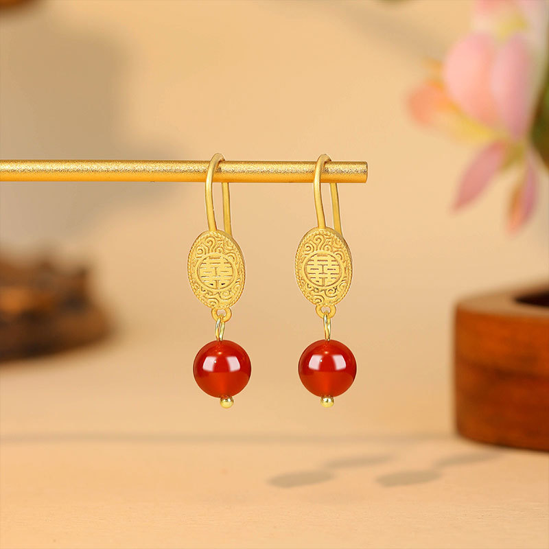 Pendientes de cuentas de jade  - Gold Plated Jewelry reseña y precio