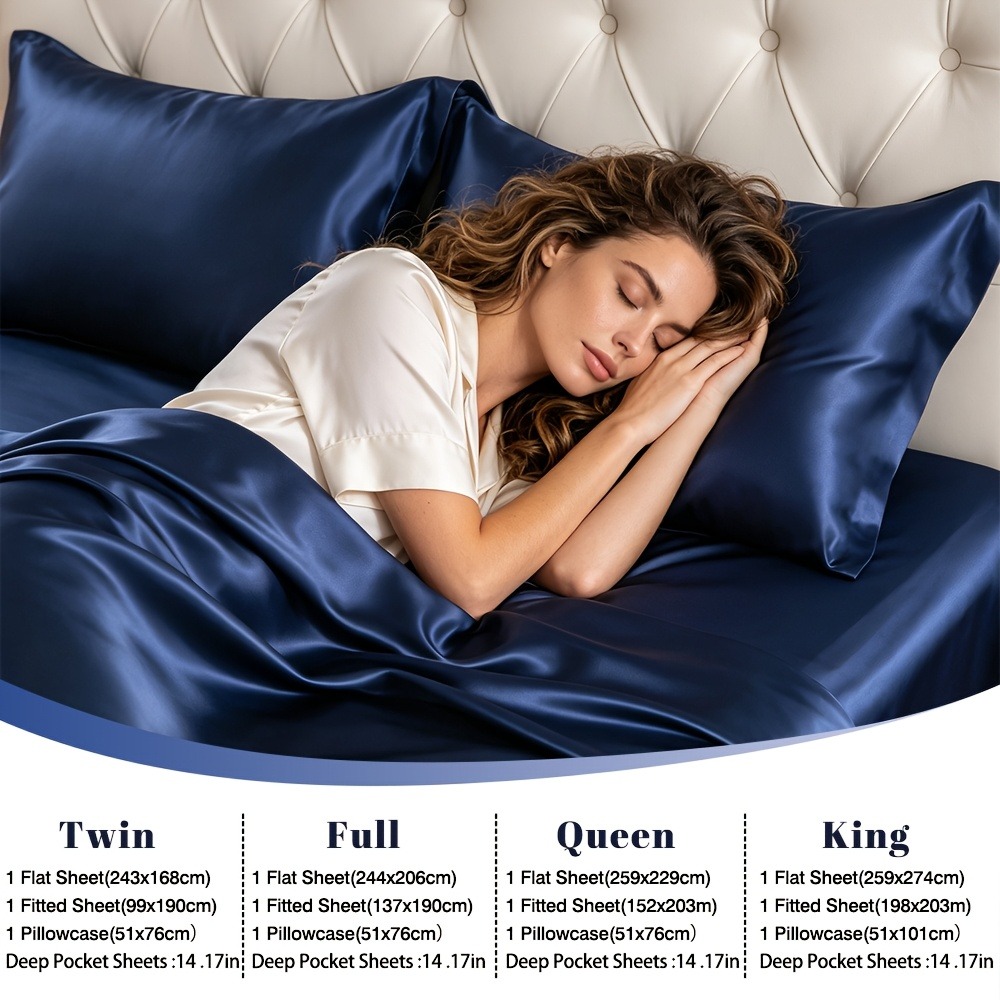 Juego de Sábanas de Satén 100% - Silk Pillowcase reseña y precio