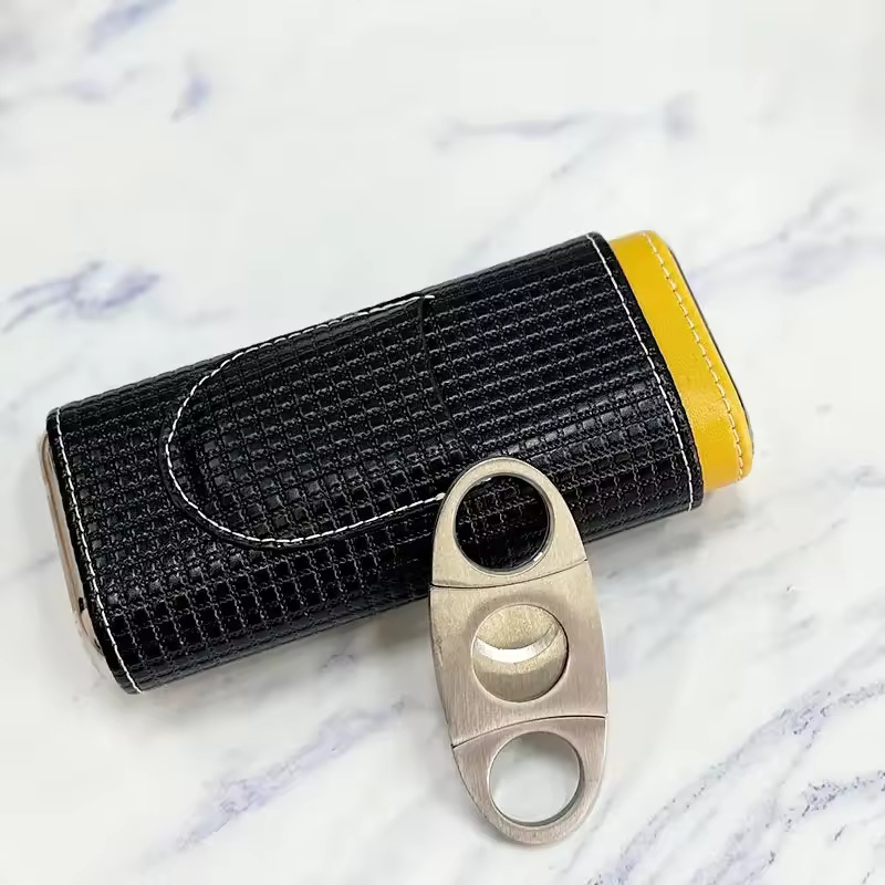 Estuche Humidor Portátil de Cu - Premium Cigar Case reseña y precio