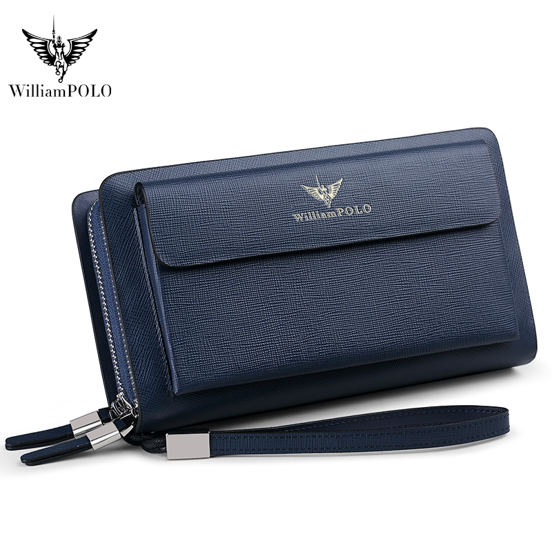 WILLIAMPOLO Bolso de Mano de C - Leather Wallet Men reseña y precio