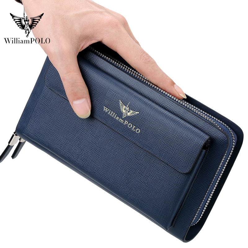 WILLIAMPOLO Bolso de Mano de C - Leather Wallet Men reseña y precio