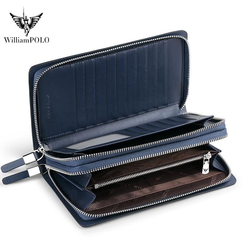 WILLIAMPOLO Bolso de Mano de C - Leather Wallet Men reseña y precio