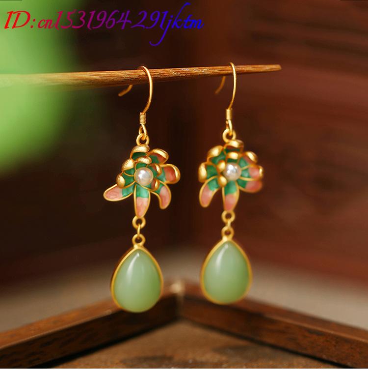 Pendientes de Gota de Agua de  - Gold Plated Jewelry reseña y precio