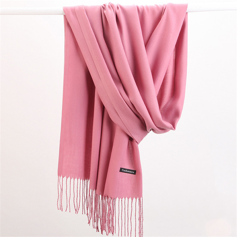 Moda Color sólido 2023 bufanda - Cashmere Scarf reseña y precio