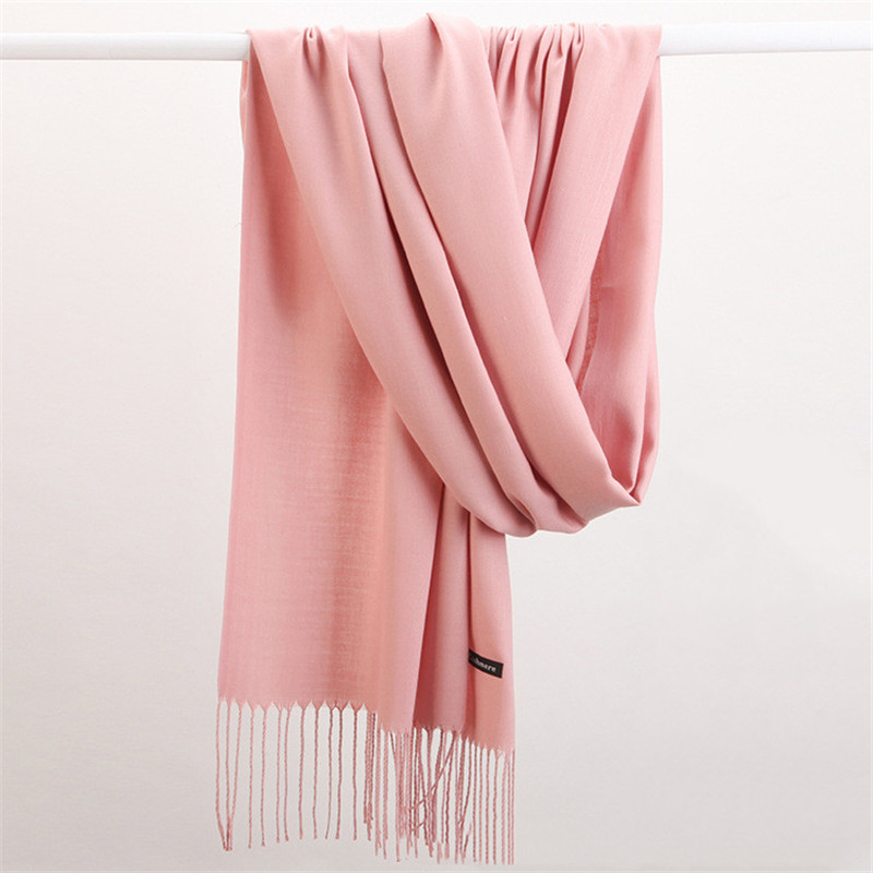 Moda Color sólido 2023 bufanda - Cashmere Scarf reseña y precio