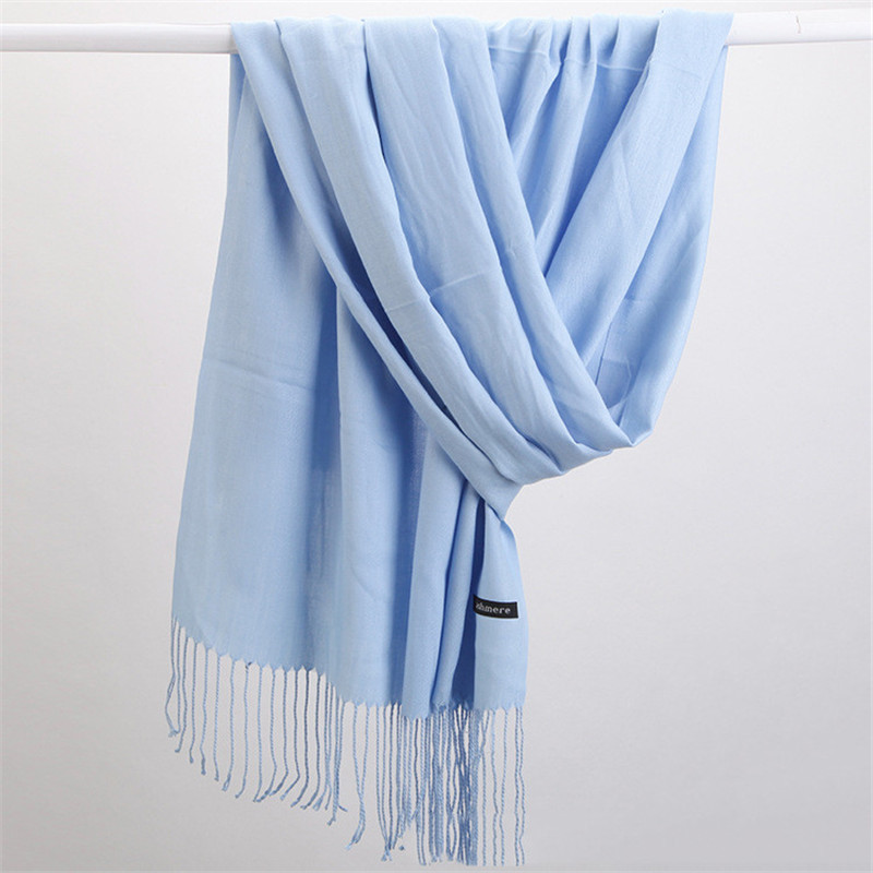 Moda Color sólido 2023 bufanda - Cashmere Scarf reseña y precio