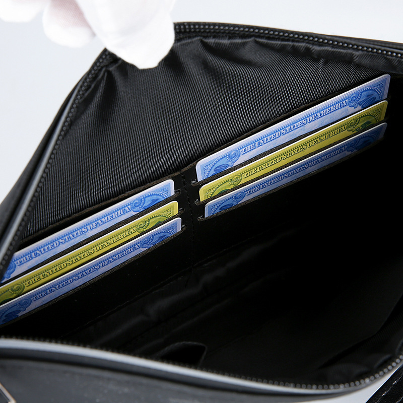 Cartera de Mano de Cuero PU Su - Leather Wallet Men reseña y precio