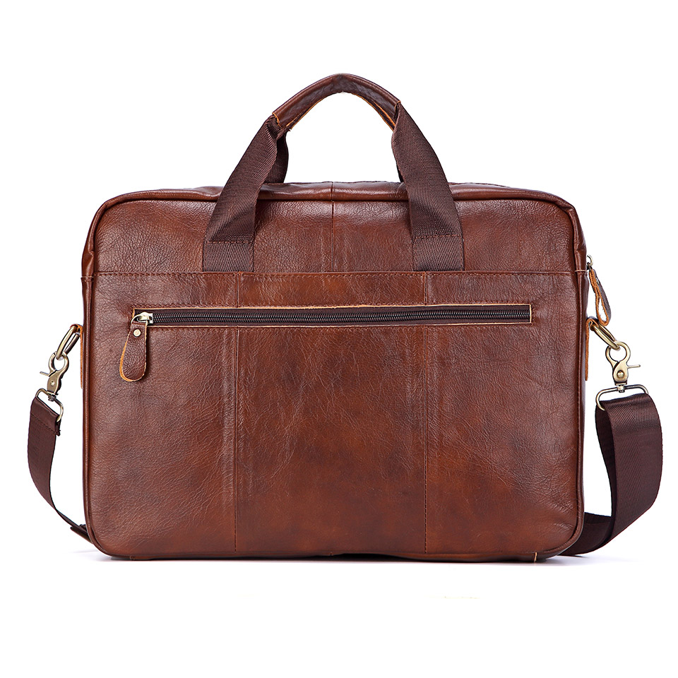 Bolsos de cuero genuino para h - Leather Briefcase reseña y precio