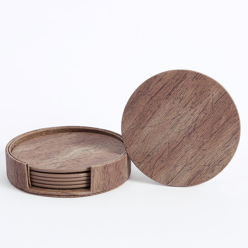 WOTOR 6 unids/lote círculo cue - Marble Coaster Set reseña y precio