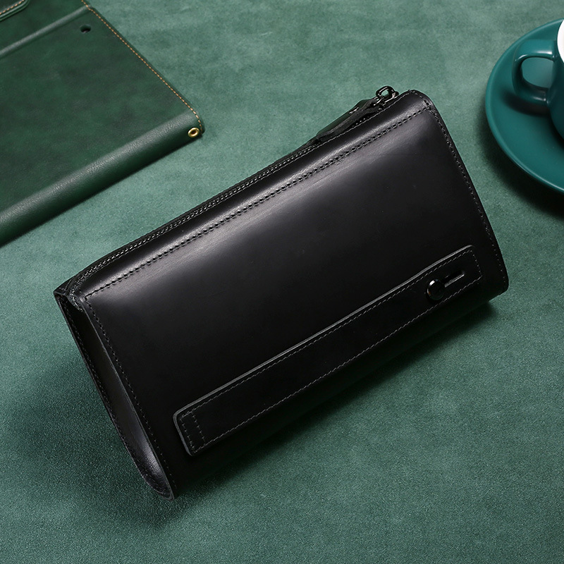 Carteras largas de cuero de va - Leather Wallet Men reseña y precio