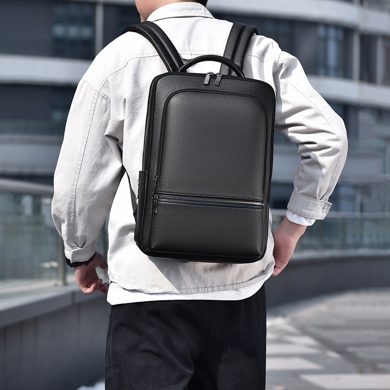 Mochila De Cuero PU con carga  - Leather Briefcase reseña y precio