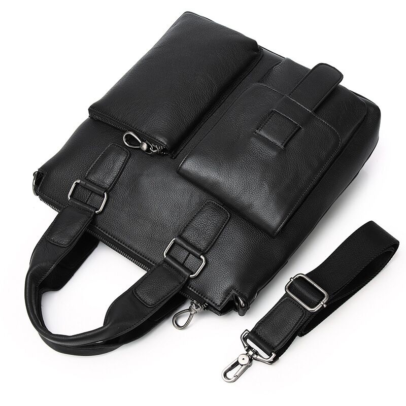 Bolso de mano Vertical para ho - Leather Briefcase reseña y precio