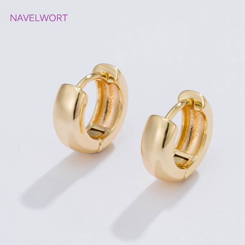 Pendientes de aro circulares c - Gold Plated Jewelry reseña y precio