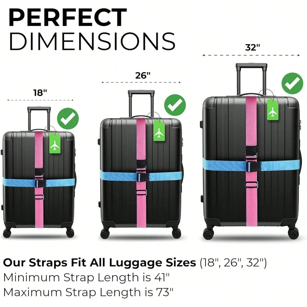 Juego de correas para equipaje - Travel Luggage Set reseña y precio