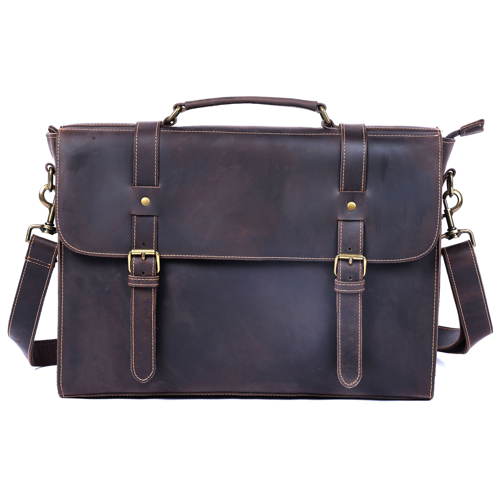 Bolso de mano Original de lujo - Leather Briefcase reseña y precio