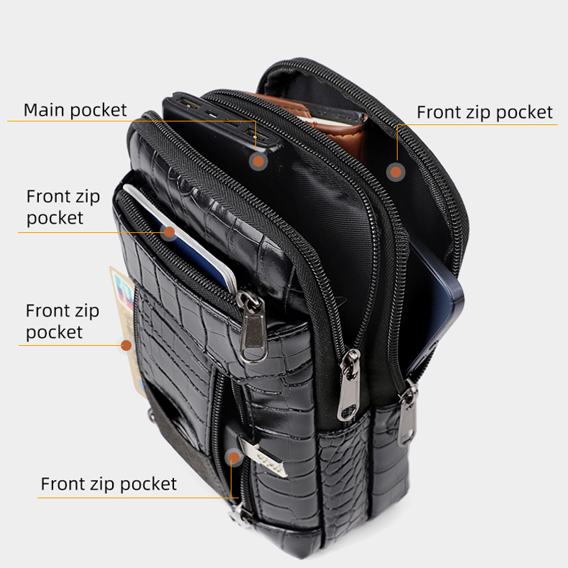 Bolso de hombro tipo bandolera - Leather Wallet Men reseña y precio