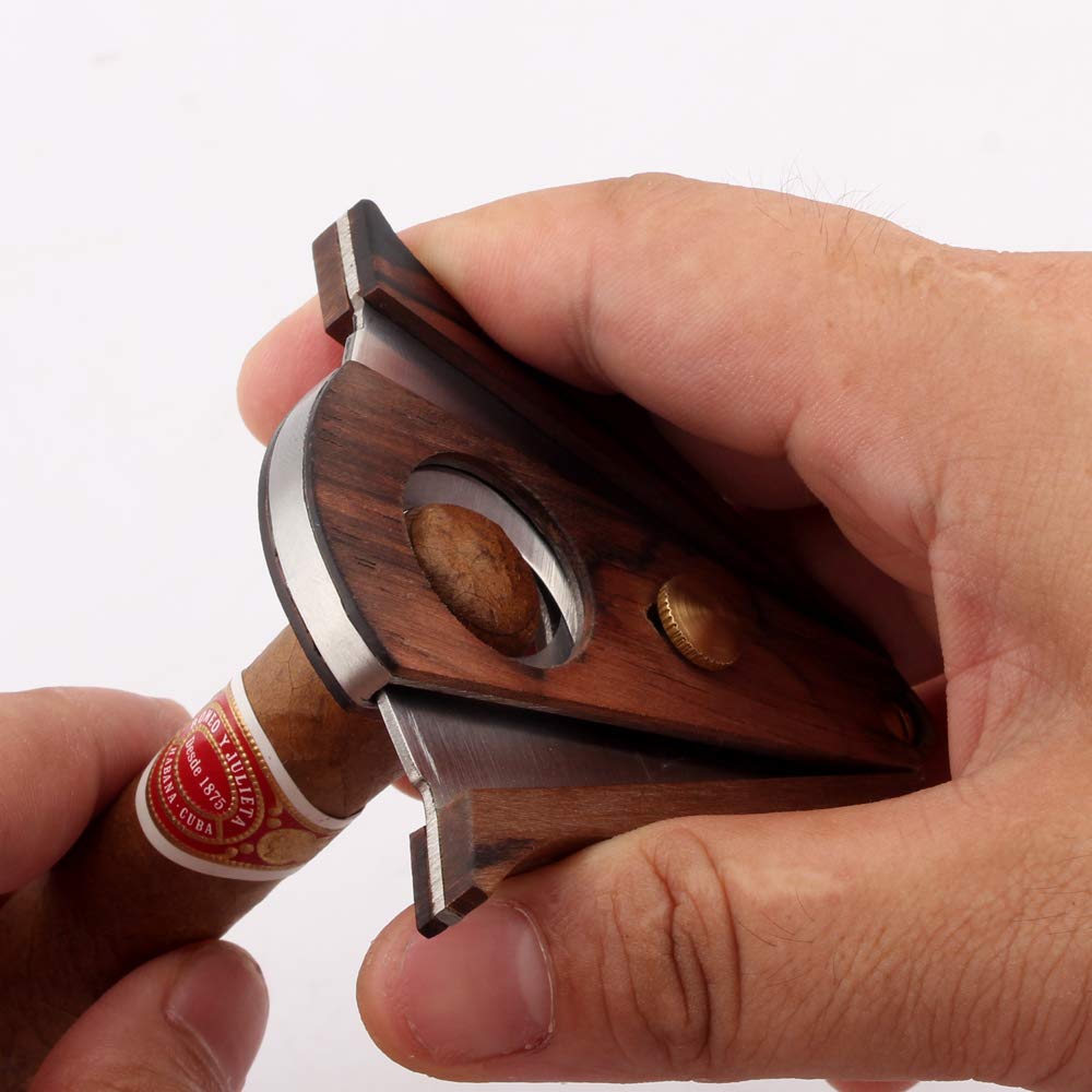 Cortador de cigarros de madera - Premium Cigar Case reseña y precio