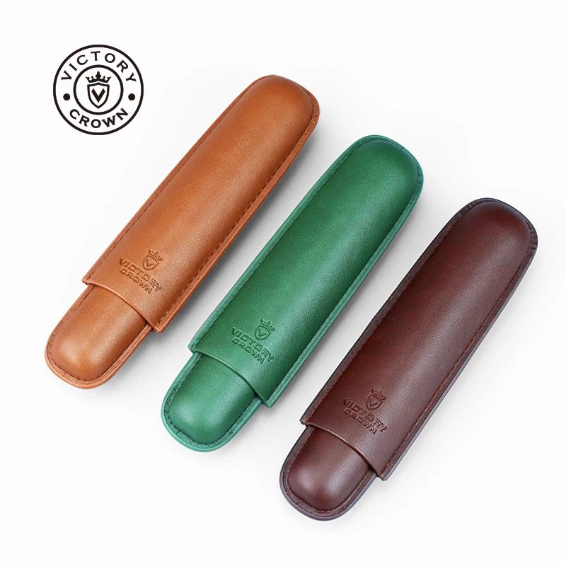 Tubo de cuero para cigarros, H - Premium Cigar Case reseña y precio