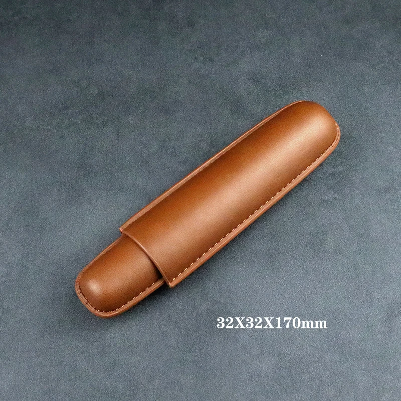 Tubo de cuero para cigarros, H - Premium Cigar Case reseña y precio