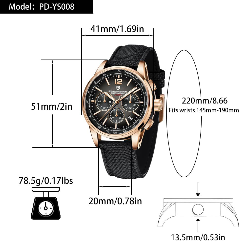 PAGANI DESIGN nuevo Reloj para - Luxury Watch Men reseña y precio