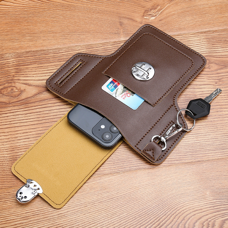 Funda de cinturón para hombre  - Leather Wallet Men reseña y precio