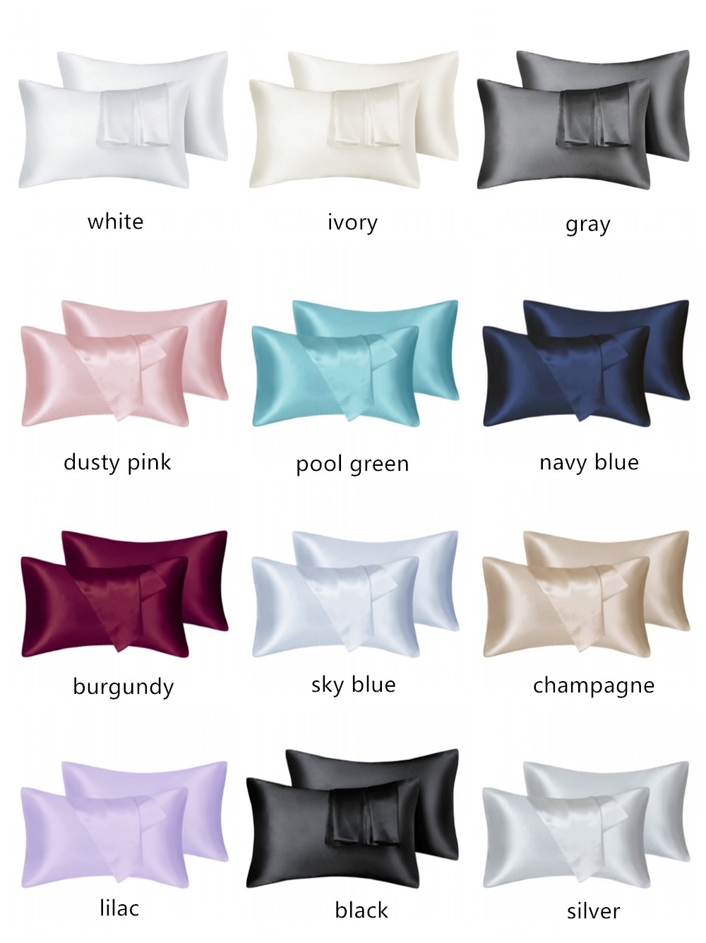 2 unids/lote de fundas de almo - Silk Pillowcase reseña y precio