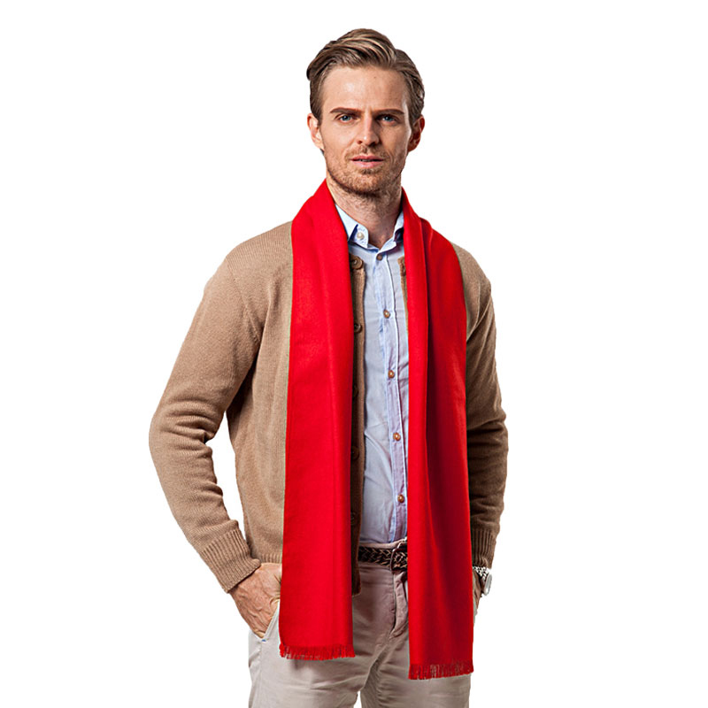 Moda invierno Color sólido hom - Cashmere Scarf reseña y precio
